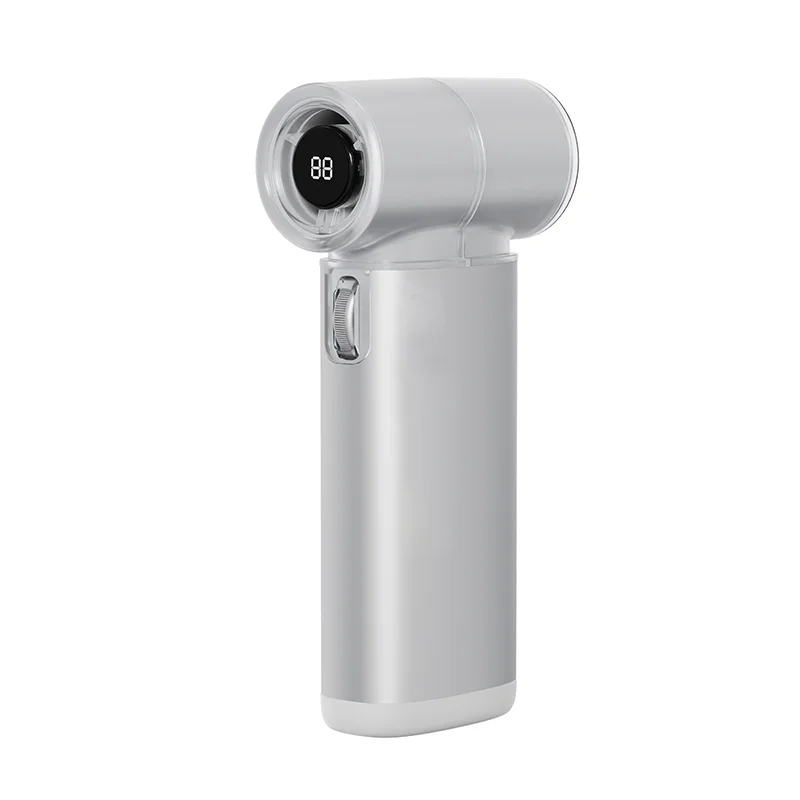 Premium Quality OEM Customized 2026 New Rechargeable Mini Portable Handheld Turbo Fan for Quick Air Cooling Jet Fan Tool