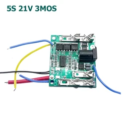 Li-ion Lithium Battery 3MOS 5S 21V Charger PCB BMS Protection Board with Balance For Drill Motor Module Circuit Board BMS