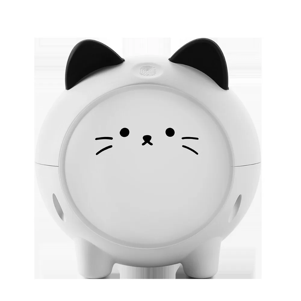 

Kitten Shaped Night Light for Kids Bedroom USB Rechargeable LED Table Lamp Soft Glow Sleep Aid Eye Friendly Nursery Gift