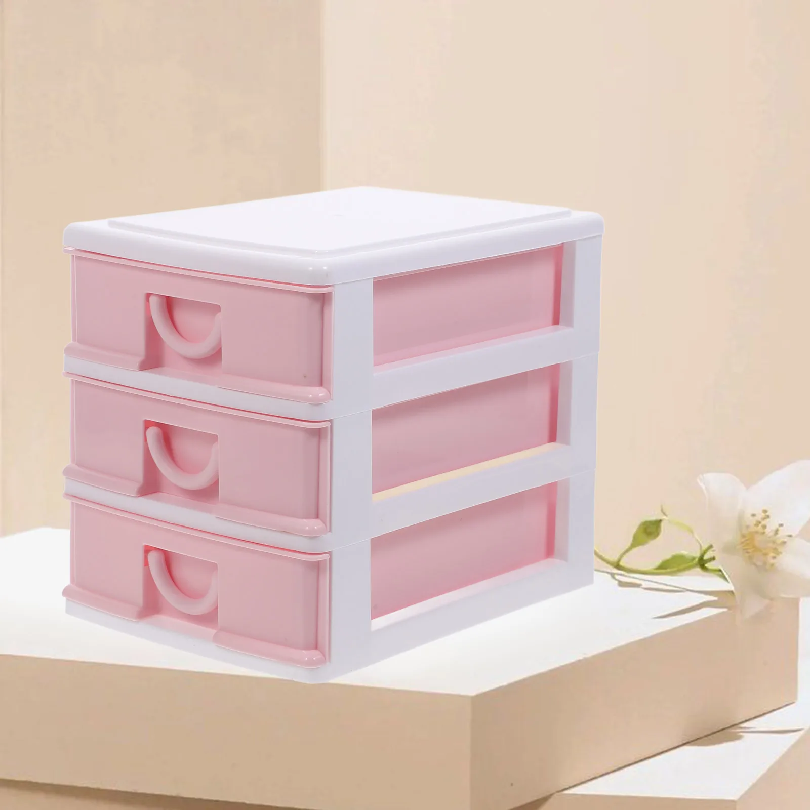 

Clear Storage Box Multilayer Drawers Transparent Pp Container Desktop Stationery Organizer Cabinet Drawer Sundries