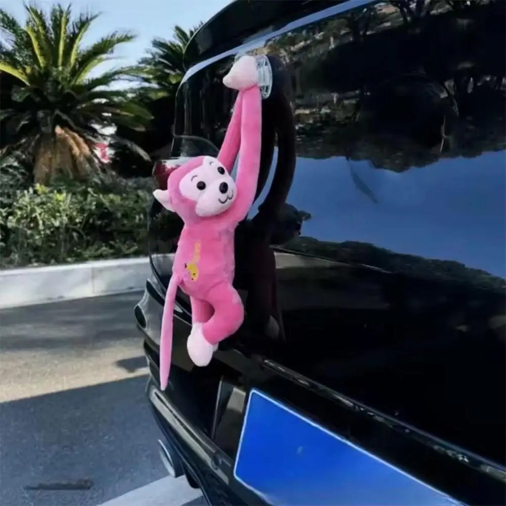 سيارة شنت قرد معلق القرد Gibbon القرد الإبداع سيارة قلادة الإصدار سريعة من الخلف تزيين F4v4 #3