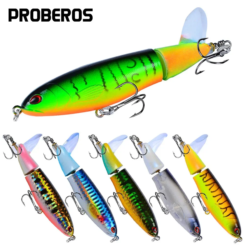 

1 PCS Propeller Tractor Hard Bait 15G 11CM Luya Bait Floating Pencil Luya Bait Fishing Gear Fishing Bait Fishing EquipmentDW1222