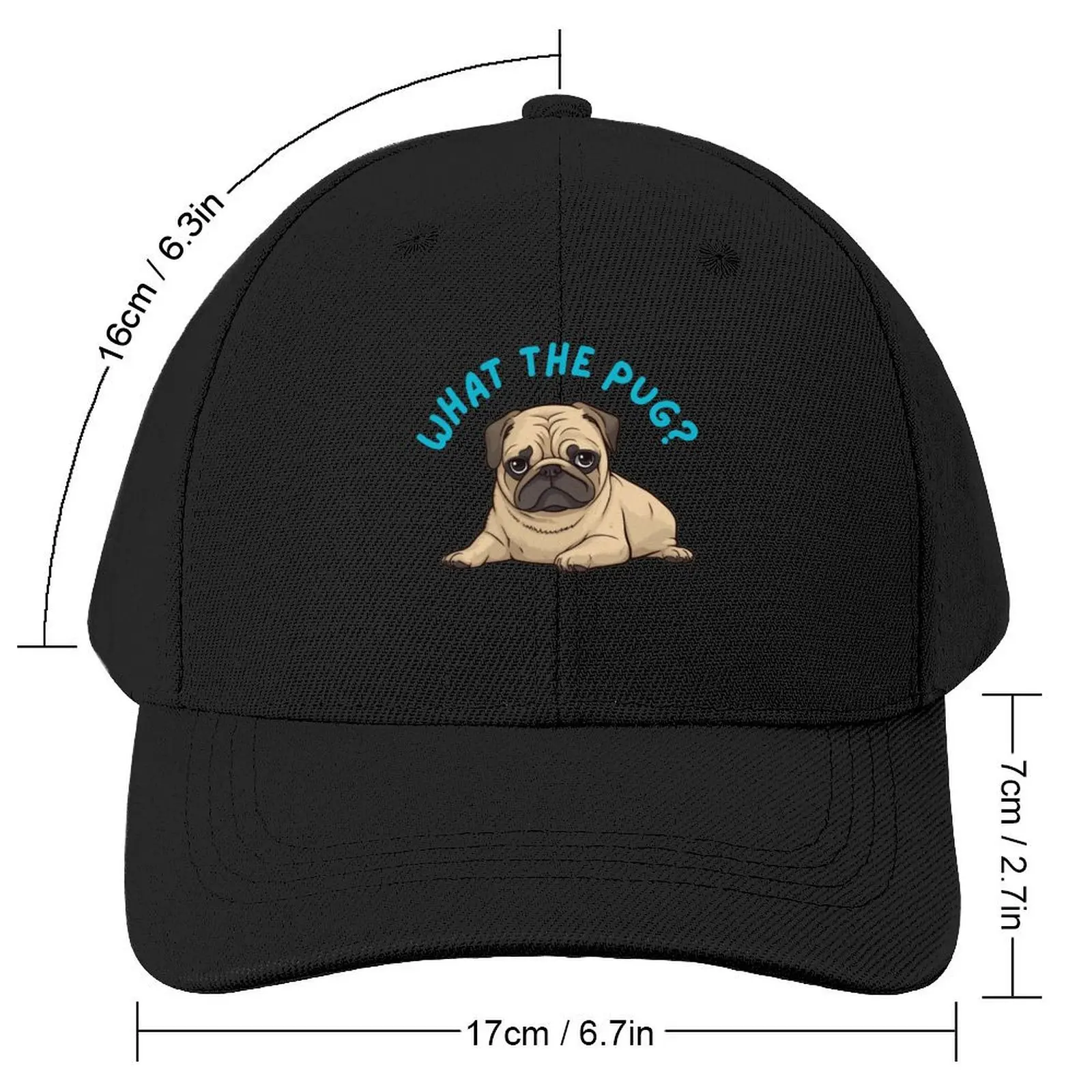 What the PUG Baseball Cap Custom Cap Luxury Brand Golf Cap Mens Caps Women's