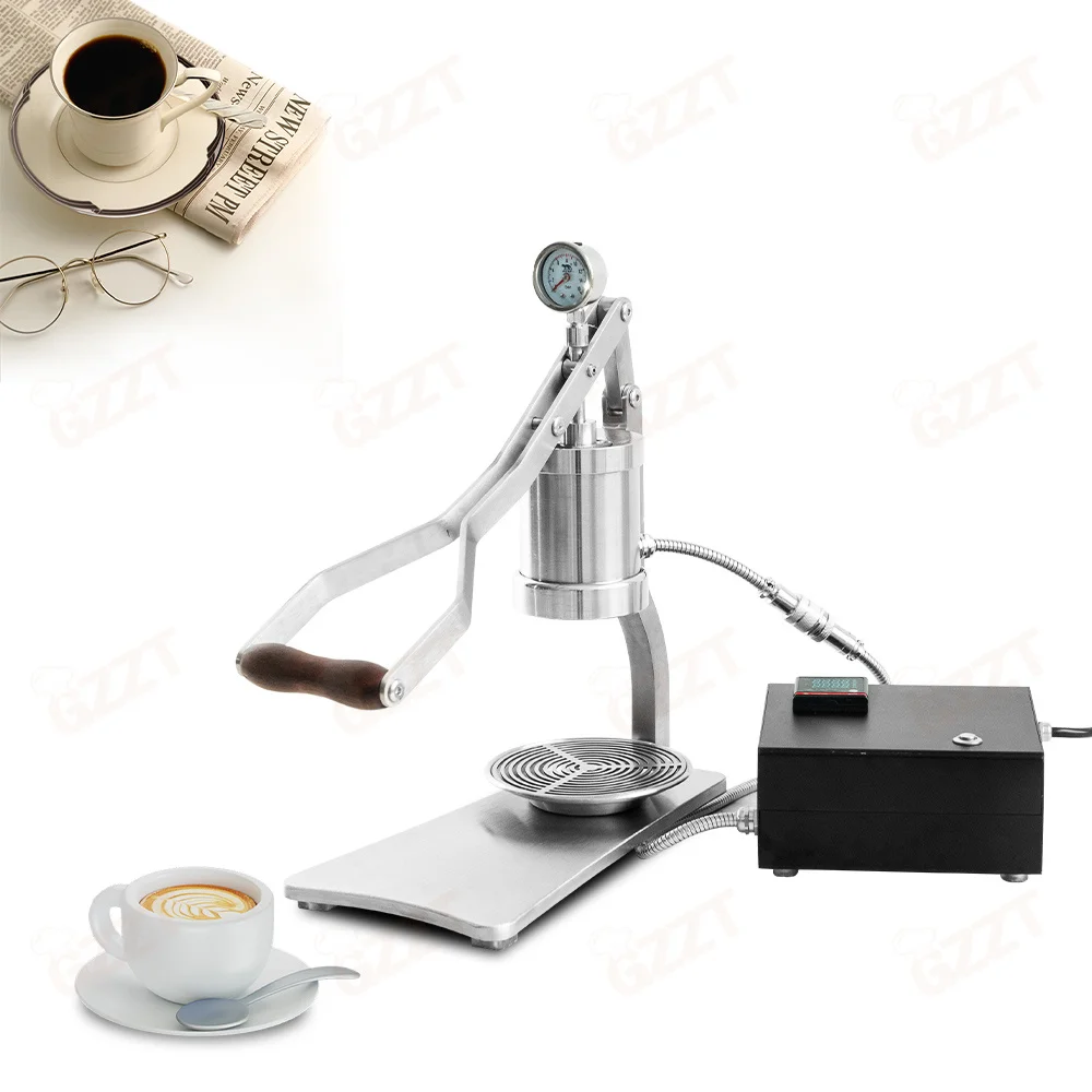 

Portable Professional Compact Barista Level Brewing Coffee Press Machine Industrial Home Camping Outdoor Adjustable Pre-soaking