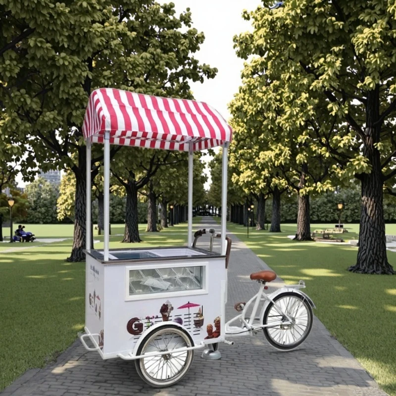 Bicicleta de sorvete de sorvete de venda de picolés móveis personalizados