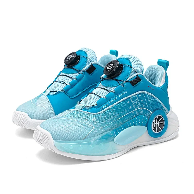 Boys Basketball Shoes Summer 2024 New Breathable Mesh Girls Sneakers Running Shoes