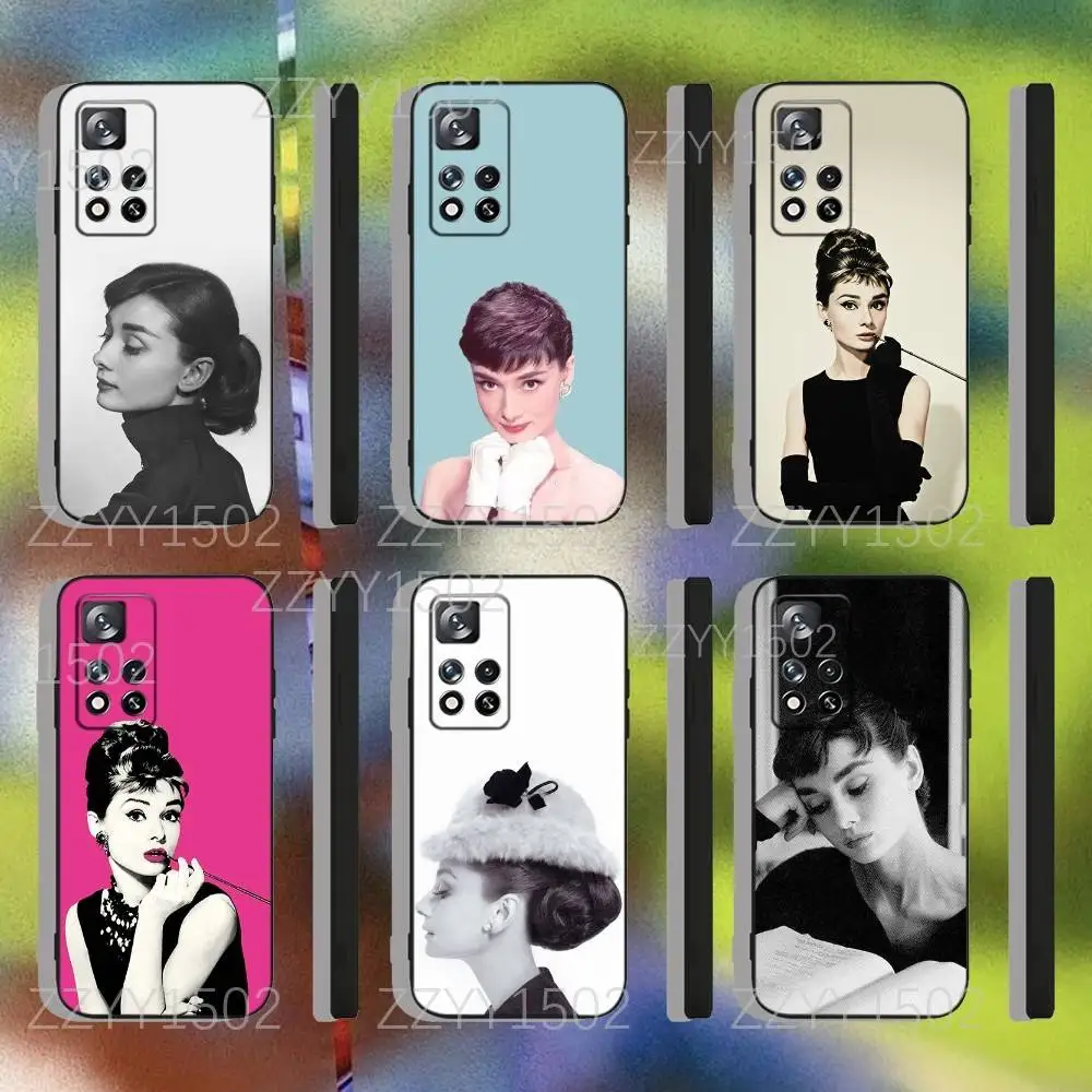 

A-AudreyS Hepburn Phone Case For Samsung S25,S24,Ultra,S20,S30,Plus,S22,S23,Ultra,Plus,5G Slim Fit Dustproof