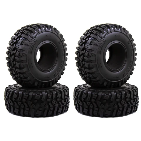 Pneus de Borracha 115*45MM 1.9' para 1:10 RC Rock Crawler Axial SCX10 II 90046 AXI03007 Traxxas TRX-4