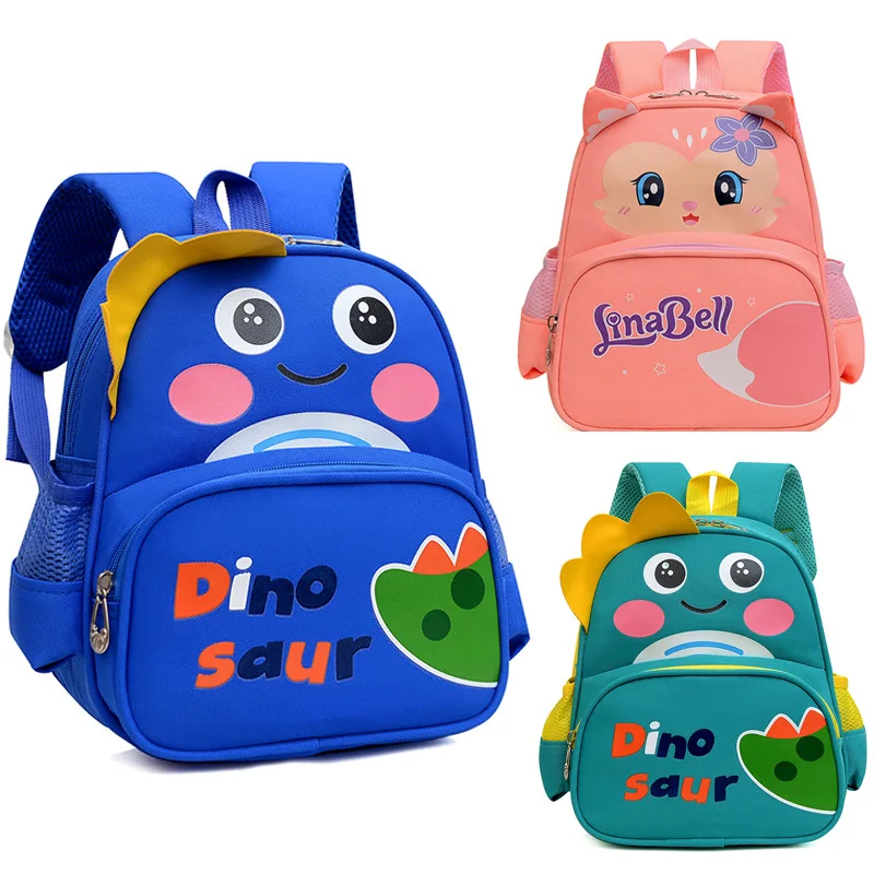 New Smiling Face Printing School Bags for Children Pink Backpacks Kindergarten Student Cute Girls Schoolbag Waterproof Kid