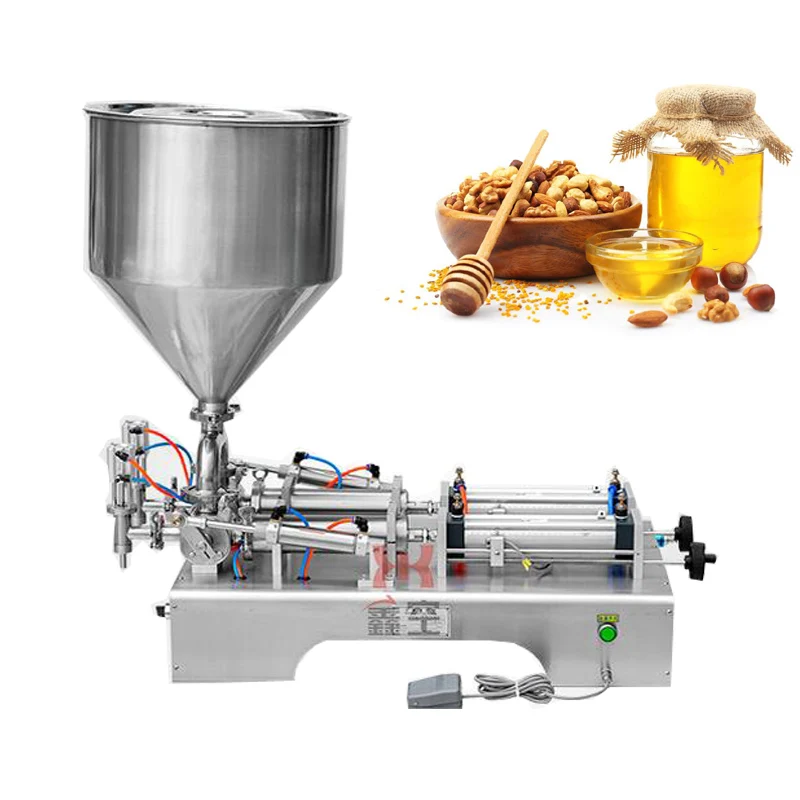 Dual Purpose Shampoo, Cosmetics, Honey Paste Filling Machine, Automatic Horizontal Pneumatic Liquid Packaging Machine