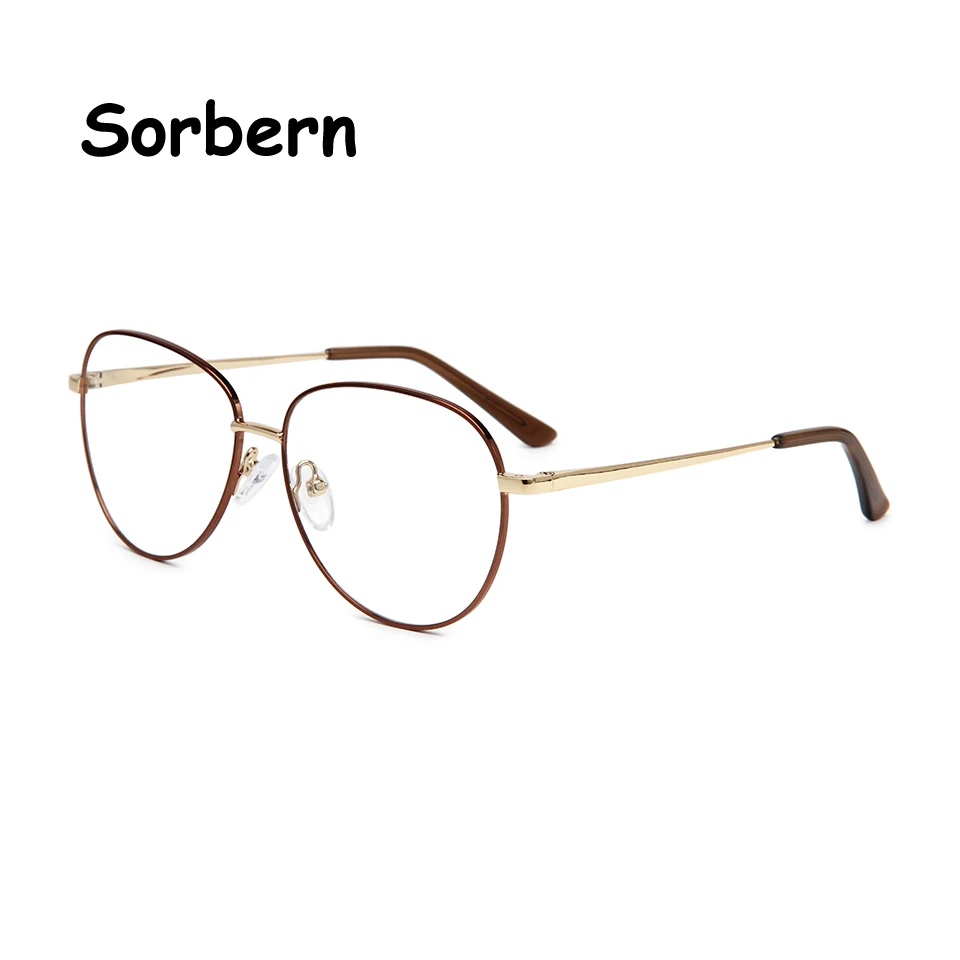 

Trendy Pilot Glasses Frame For Men Women Two Painting Metal Myopia Optical Prescription Glasses Frame Man Eyewear lentes hombre