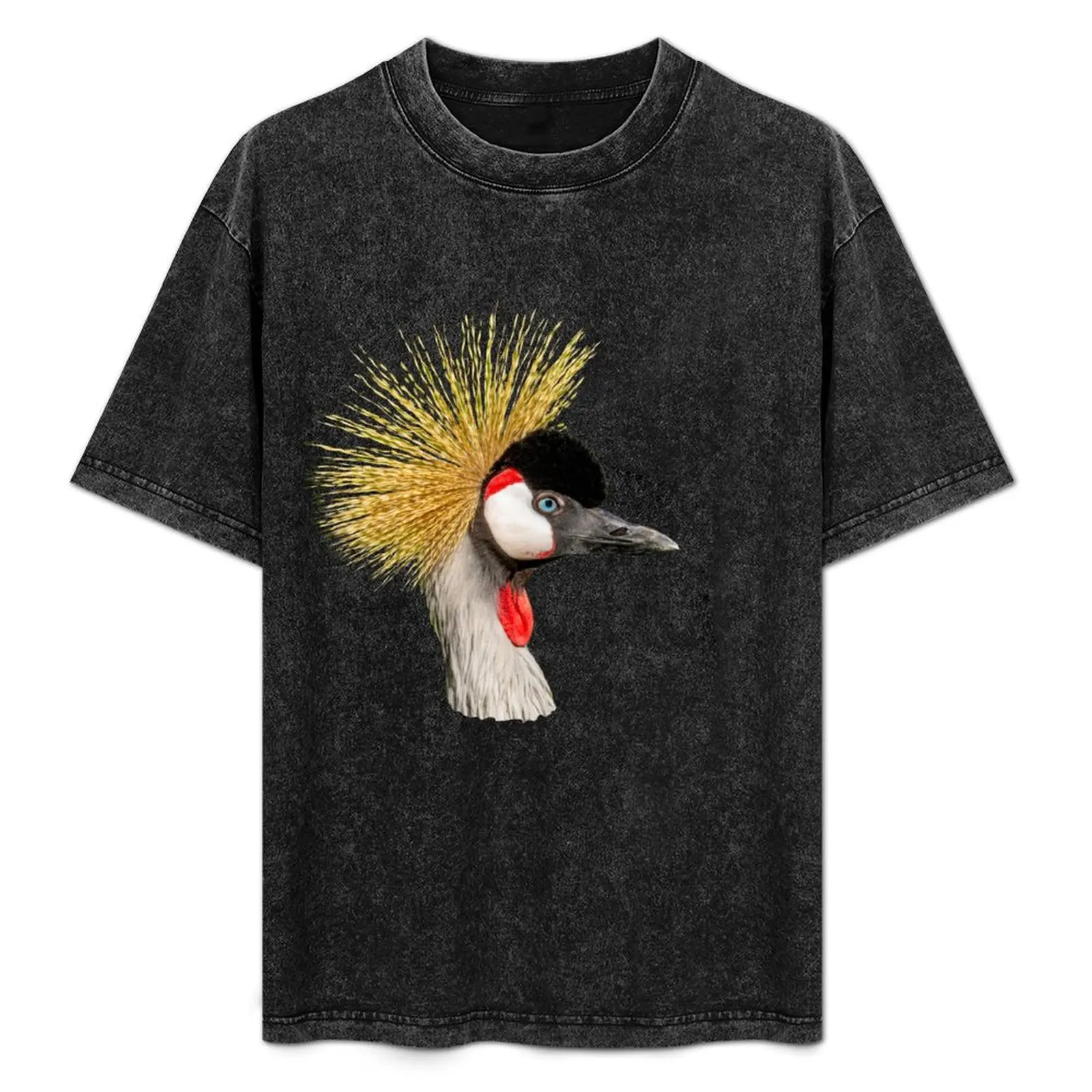 

Portrait of a Crowned Crane T-Shirt Sport Basic Moisture Wicking Tee