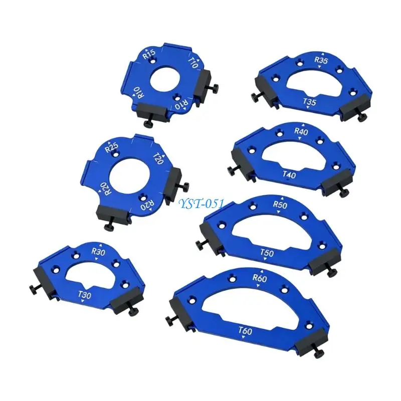E15A MultiFunctional Woodworking Templates Set Corner Templates Jig