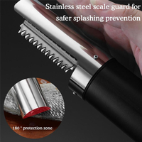 A70P Portable Cordless Electric Fish Scale Remover Cleaner Fish Scaler Cleaner Fish Scales Seafood Scraper Kitchen