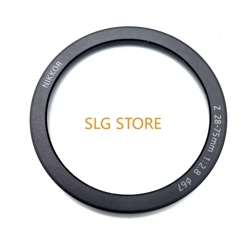 Lente original nome de maquiagem imprensa círculo etiqueta anel decorativo parte para nikon nikkor z 28-75mm 28-75mm f/2.8 reparação da câmera