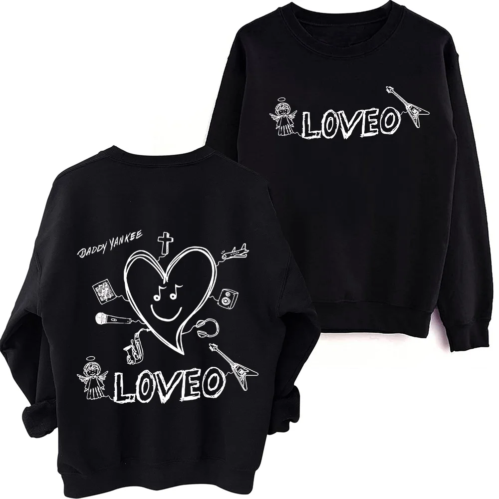 Daddy Yankee LOVEO 2024 Sweatshirt Man Women Oversized Crewneck Sweatshirts