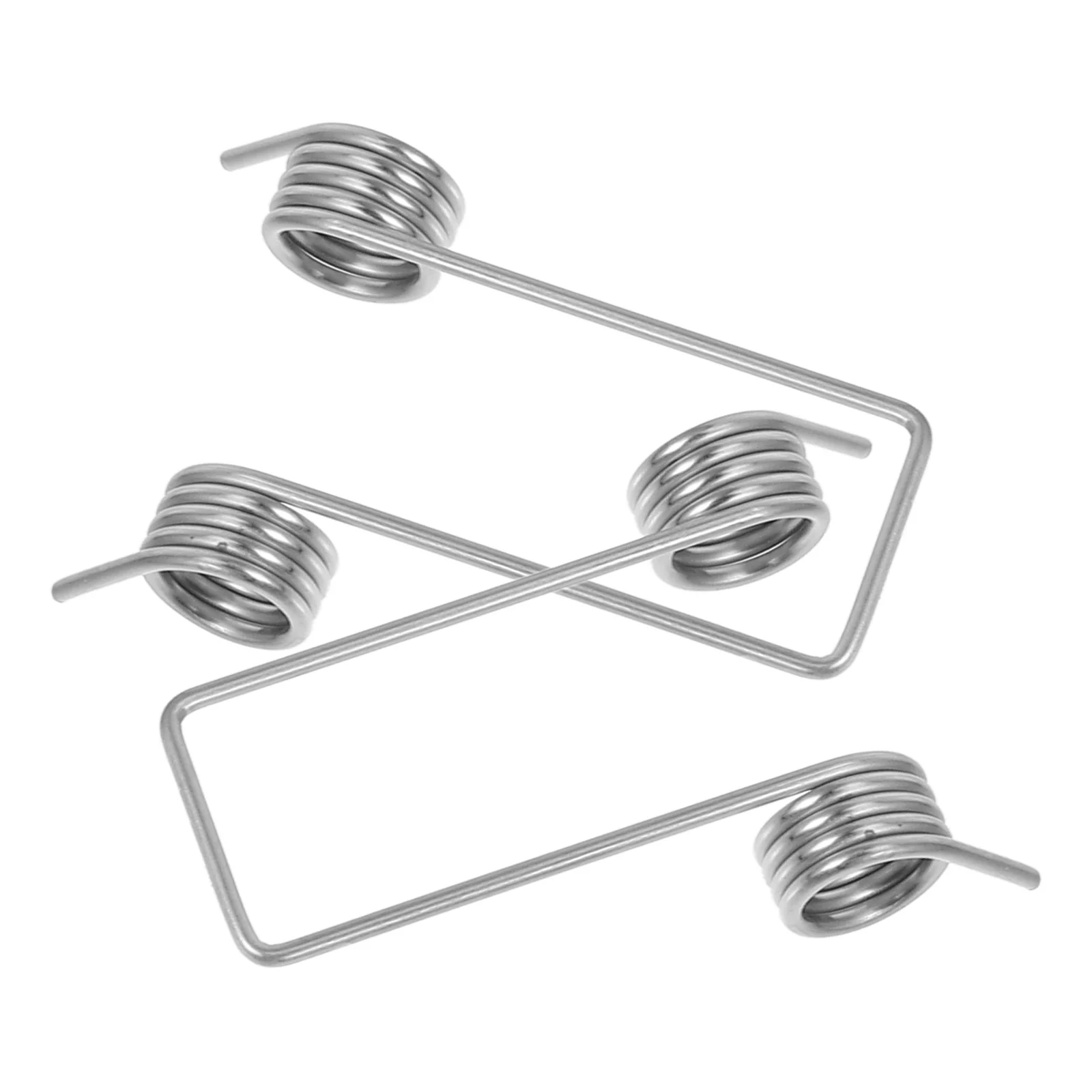 2 Pcs Spring Accessories for Trash Can Lid Torsional Springs Replacing Rubbish Replaceable Small