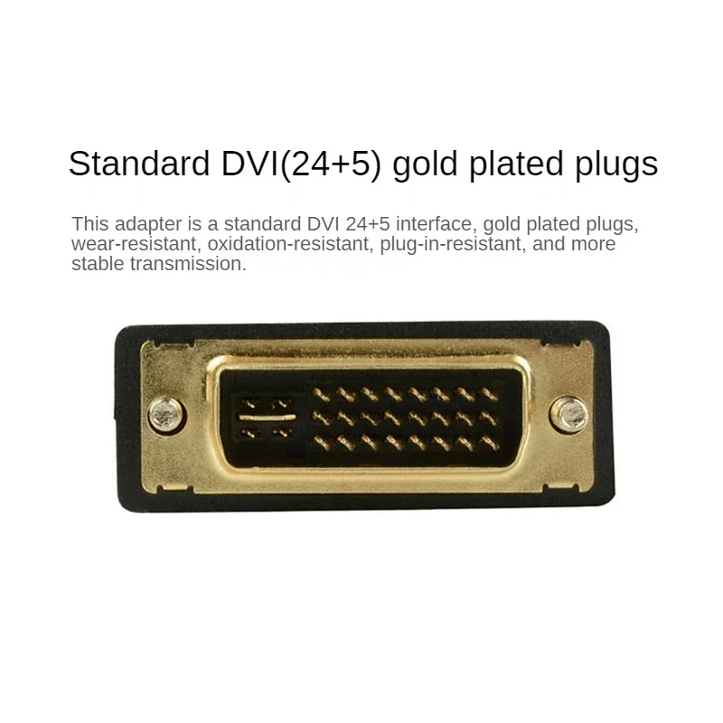 DVI 24+5 To Adapter Cables Plated Plug Male To Female HDMI-compatible To DVI Cable Converter 1080P for HDTV Projector Monitor