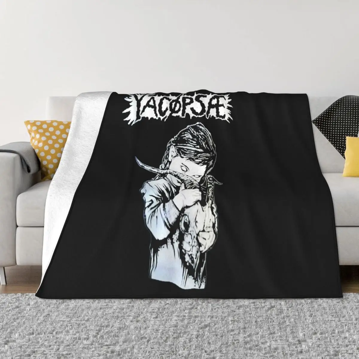 Yacopsae Official Merch Yac Pse Siege Infest Powerviolence Hardcore Punk Normal Hot Adult Customized Throw Blanket