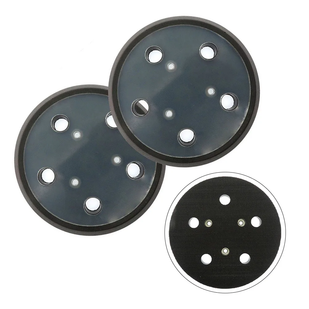2pcs 125mm 5 Hole Sander Pad For Porter Cable 333 334 Random Orbit Palm Sander Polishing Wood Stone Power Tools