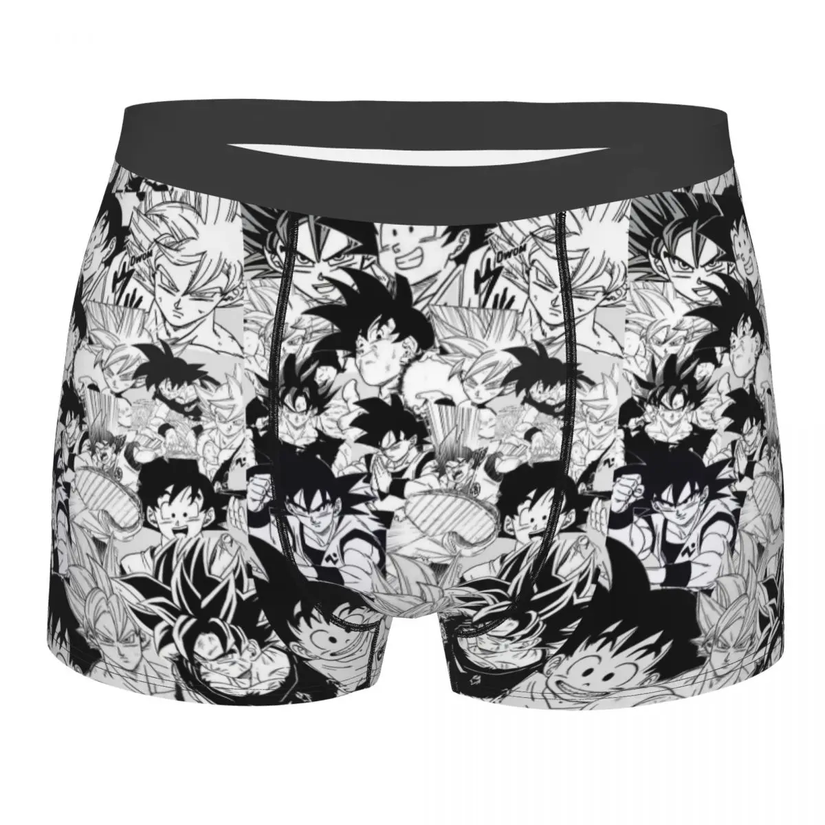

Custom Goku Anime Underwear Men Breathable Cute Cartoon Boxer Briefs Shorts Panties Soft Underpants For Homme