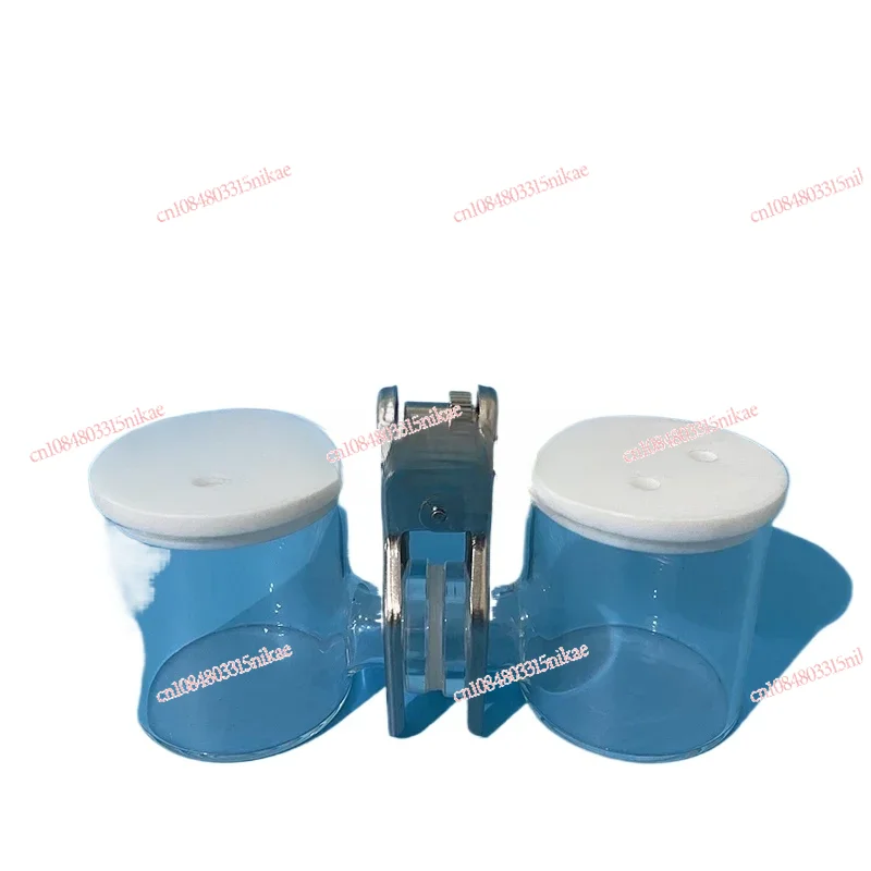 H-type replaceable membrane sealed/unsealed electrolytic cell to cup microbial experimental cell