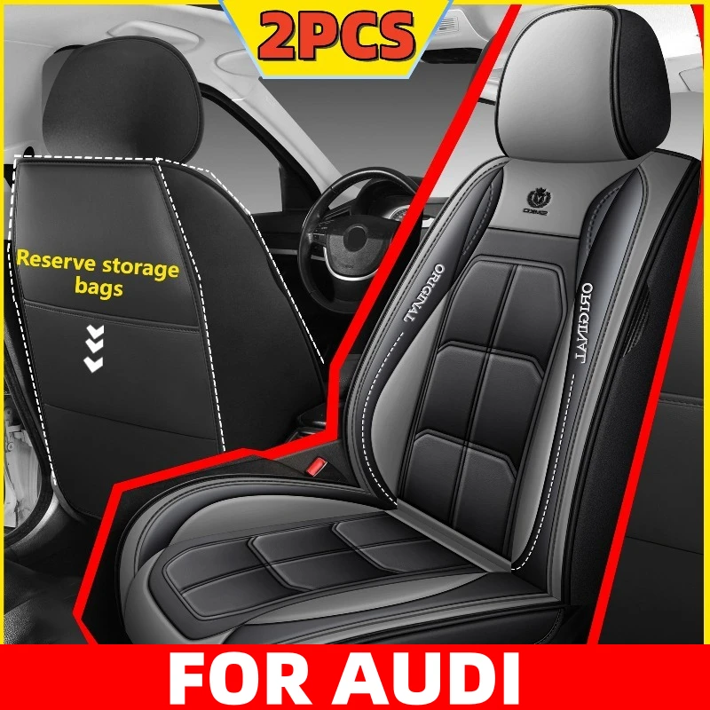 

Чехол на автомобильное сиденье для AUDI Q3 A3 A4 A5 A6 A7, четыре сезона, водонепроницаемый, износостойкий, из искусственной кожи, мягкий, с полной оберткой, чехол на сиденье с мышцами