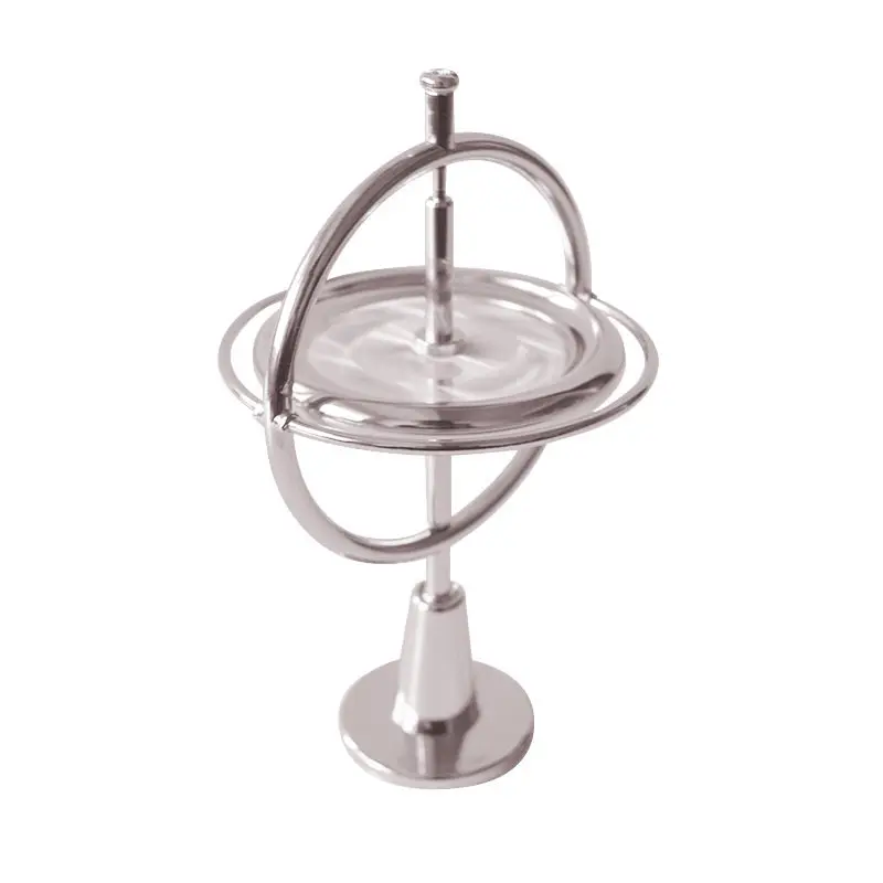 Angular Momentum Conservation Anti-Gravity Gyroscope Toy Decompression Self-Balancing Suspension Stabilizer High Precision Metal