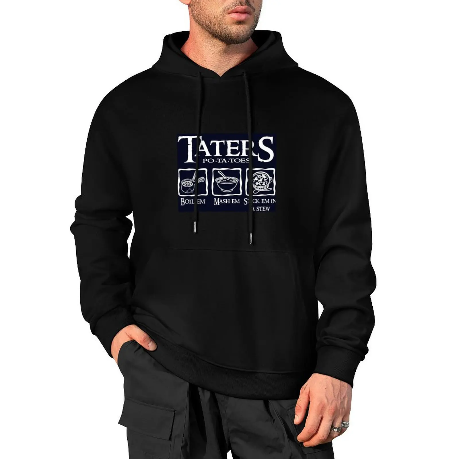 Taters Potatoes Pullover Hoodie clothes for men mens clothing men's autumn clothes japanese hoodie