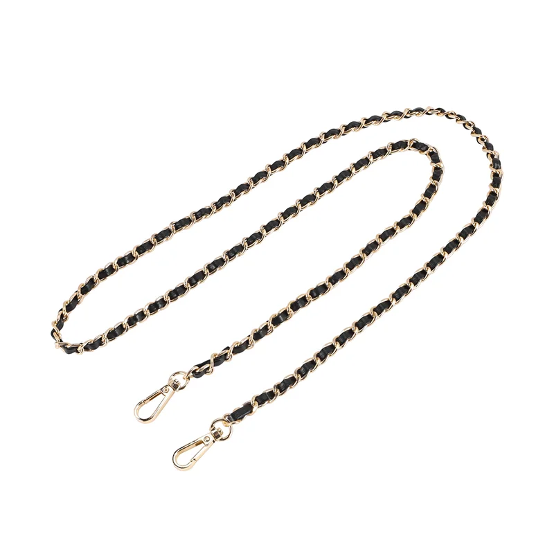 ABQR Borsa a catena - Borsa a tracolla Borsa a tracolla Accessori di ricambio Oro chiaro + nero120 cm