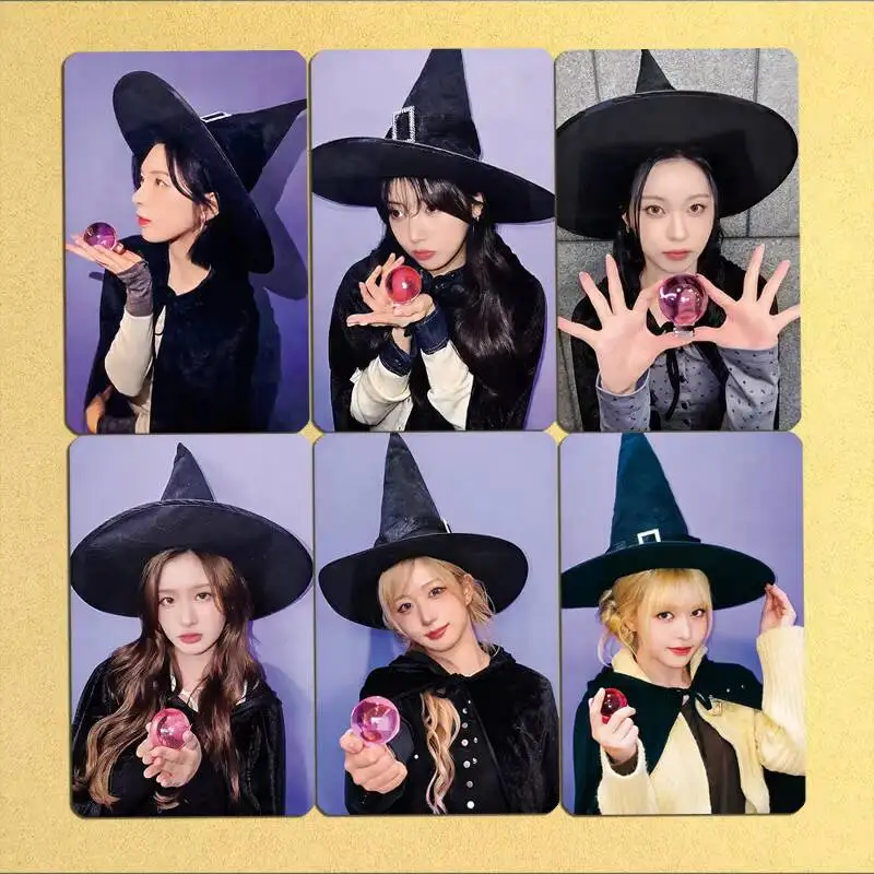 

NMIXX 6pcs/setalbum Postcards Blue Valentine - Makestar Fan Collection Card Signing Card HAEWON SULLYOON LILY Photo Card Kpop