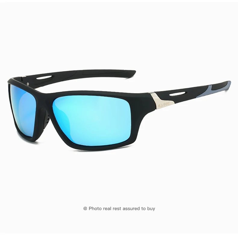 KAROS Mode Sport Sonnenbrille Polarisierte UV-Schutz Personalisierte Brille Runder Rahmen Herren Und Damen UV400 Brillen YZ2012 – Detail 14