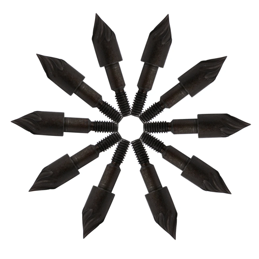 

12/24pcs ArcheryCarbon Steel Rotary ArrowHeads Sharp Broadheads Tips Arrow Points for Shooting Accessories