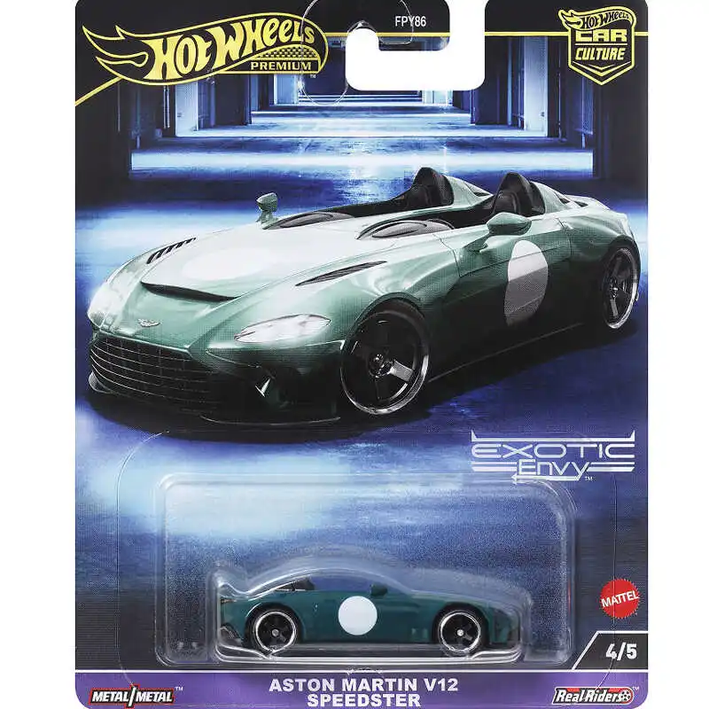 HOT WHEELS 1:64 FPY86 911 Reventon roadster Aston martin v12 speedster BMW M1 procar  f1 Collection alloy trolley model gifts