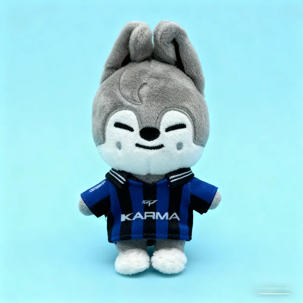 Novo chaveiro de pelúcia fofo do grupo de KPOP Stray Kids, estrela da música coreana, álbum KARMA, 10 cm, da SKZOO, presente.