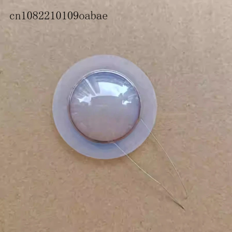 

34,4 мм Молочно-белая полимерная диафрагма, 34,4 мм звуковая катушка для твитера с выводами на одной стороне, запчасти для ремонта динамиков