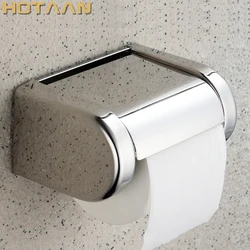 . Durable SUS 304# Stainless Steel Toilet Paper Holder Tissue Holder Roll Paper Holder Box Bathroom Accessories 1192