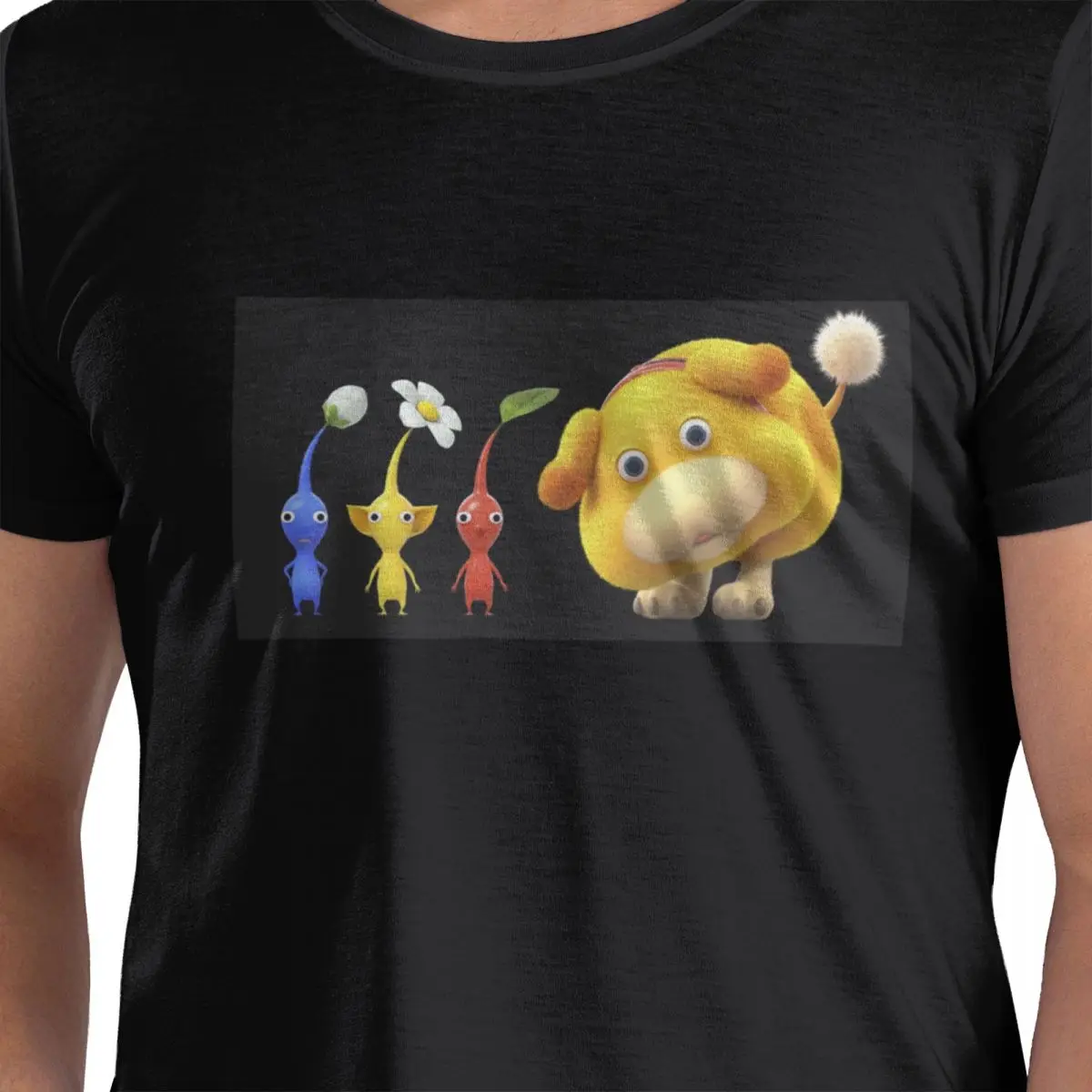 

Pikmin футболка из 100% хлопка, мужские забавные футболки, мужские футболки с круглым вырезом и коротким рукавом, S-6XL