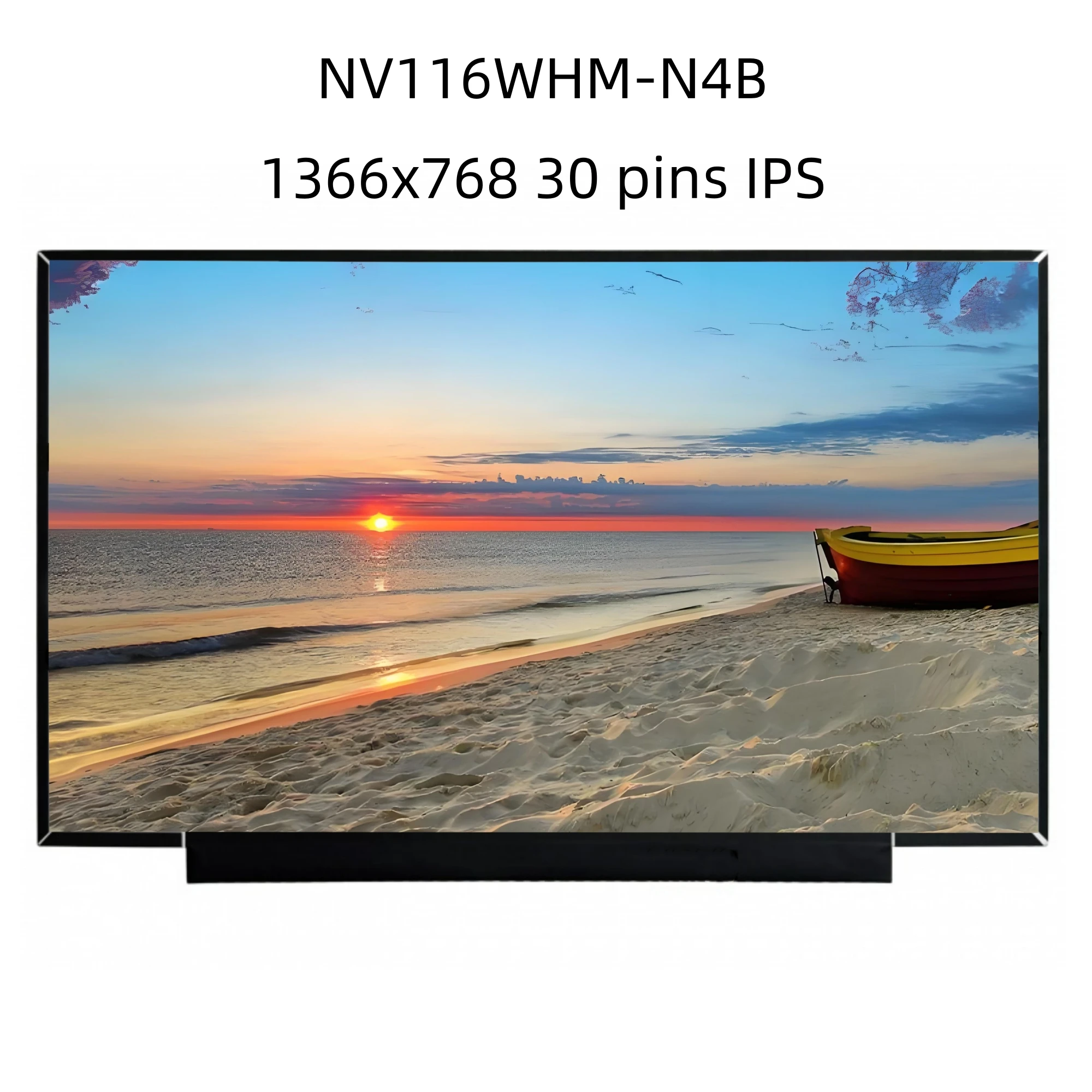 

NV116WHM-N4B LED 1366x768 11.6 inch Laptop LCD Screen Original Display Replacement Panel