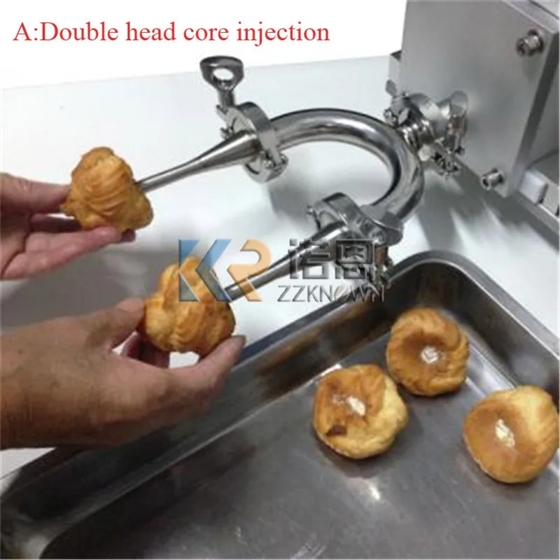 Hot Sale Cupcakes Donuts Bread Cake Cheese Corn Cream Filling Making Machine Chocolate Stuffer Puff Butter Jam Injection M