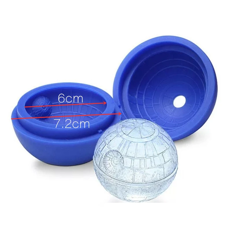

3D Silicone Ice Mold Ball Shape Round Ice Cube Maker Ice Cream Silicone Mold Ice Ball Maker Reusable Whiskey Barware