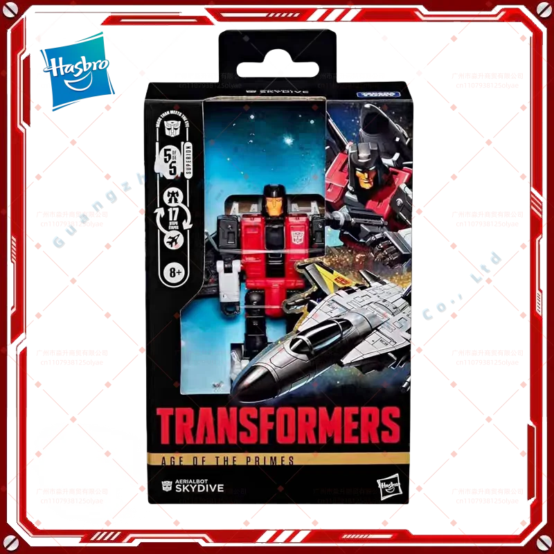 

In Stock Hasbro Transformers Classic Toys Age Of The Primes Deluxe Skydive Action Figure Robot Toy Collectibles Gifts Hobbies