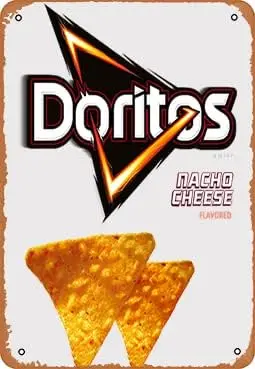 Letrero de metal - Dorito Nacho Cheese Poster Bar Decoración de pared
