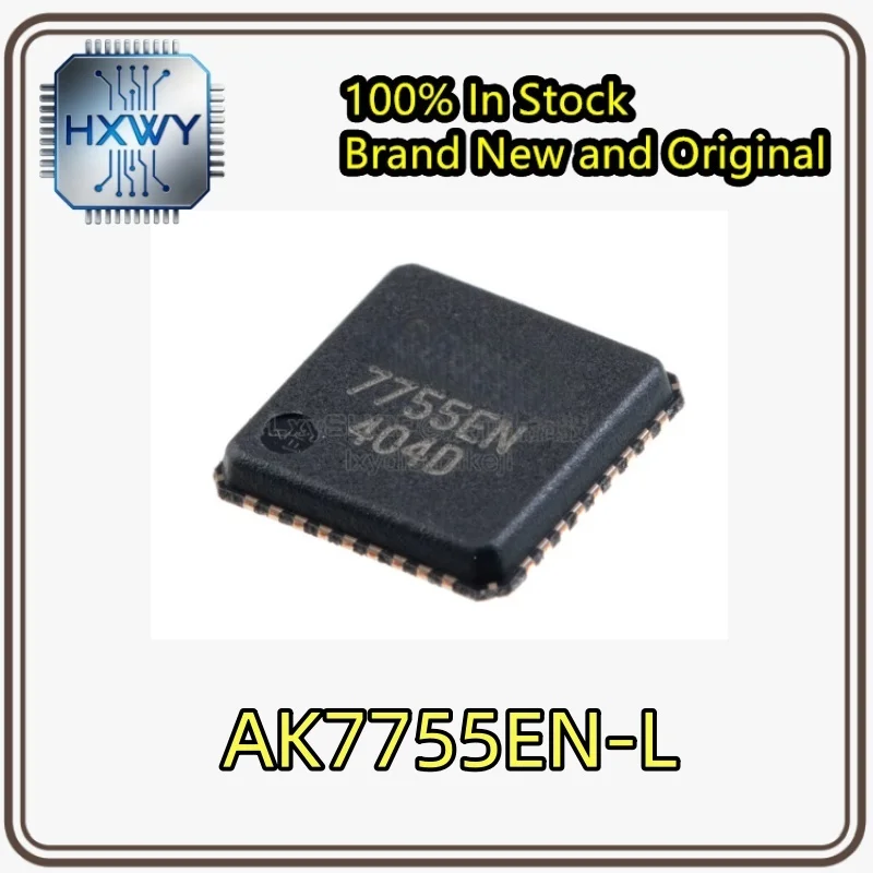 (5/20 pieces) Original Genuine SMD AK7755EN-L 7755EN QFN-36 DSP Audio Digital Signal Processor IC New Stock