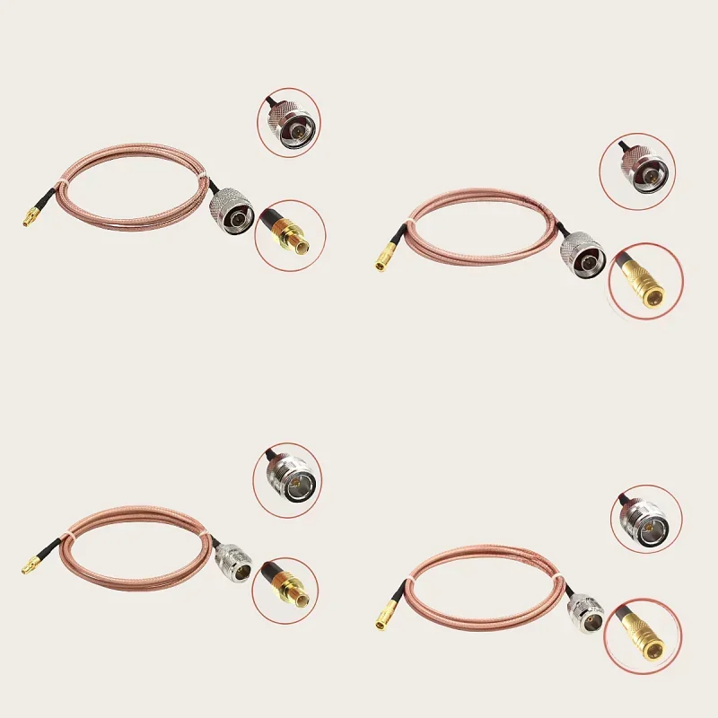 RG316 Cable N Male to SMB Male Female 50 ohm Low Loss Pigtail Jumper RG-316 Cables