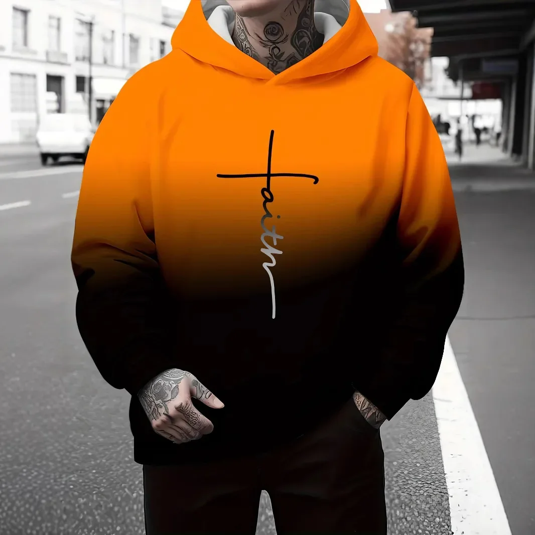 

Spring and Autumn Couple Style Hoodie Children/Adults Letter Printed Outdoor Running Sports Top Holiday Gift Birthday Gift