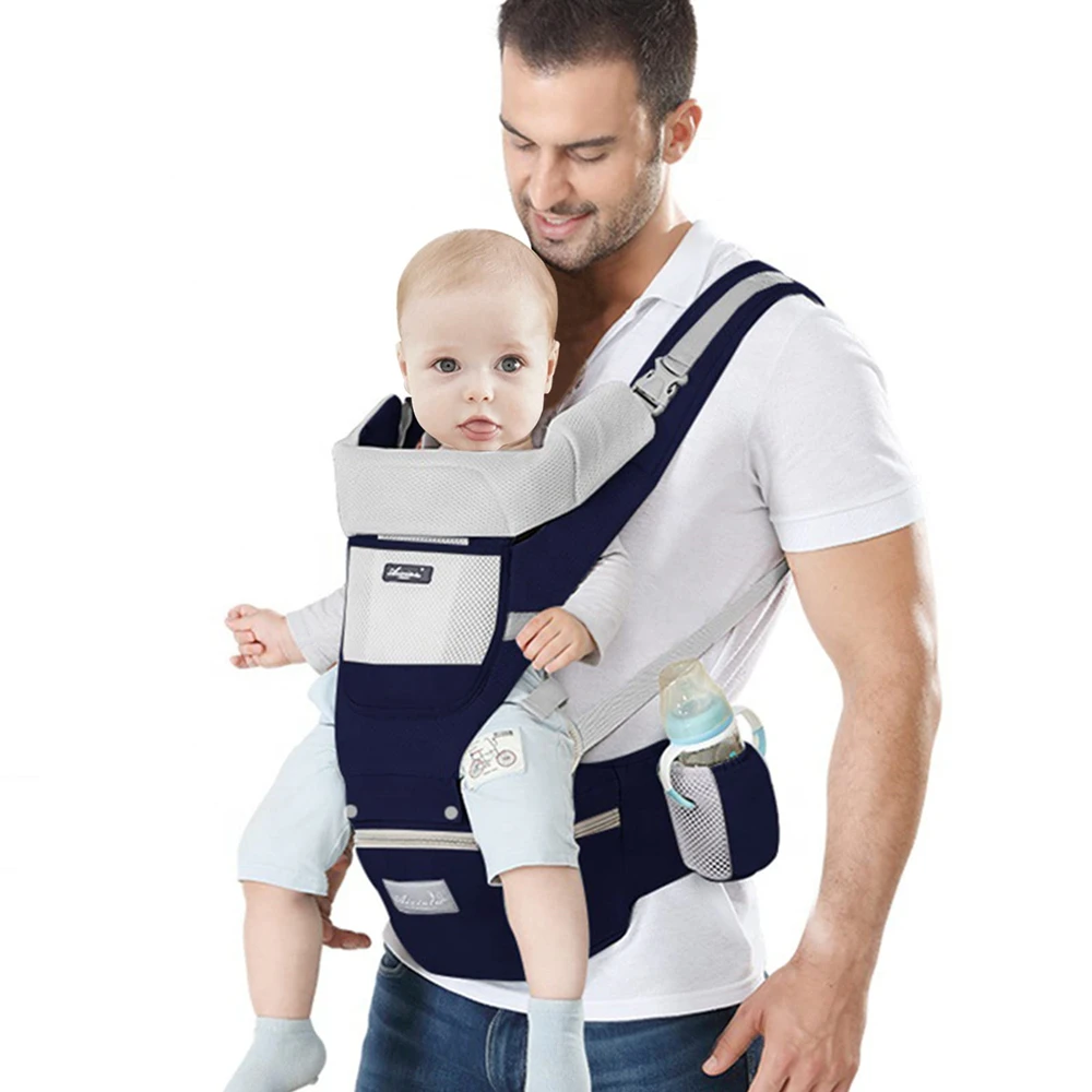 Ergonomic Newborn Baby Carrier Wrap Backpack With Storage Bag 0-3 Years Infant Swaddle Waist Stool Carrier Baby Hipseat Kangaroo