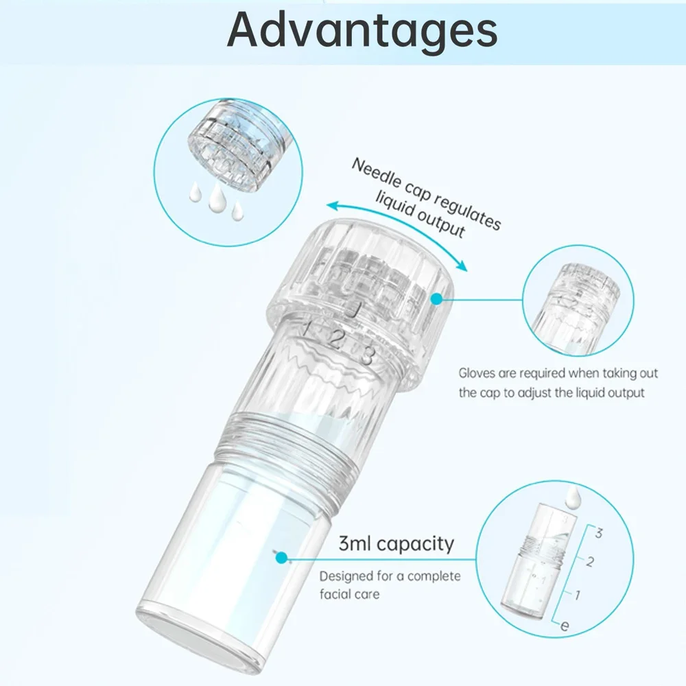 Hydra.pen-microaguja inalámbrica H3, pluma Derma, uso doméstico, máquina de aguja, volumen, Cartucho de 3ml, pluma hialurónica profesional