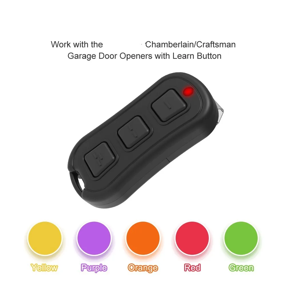 893MAX Universal for 370LM 371LM 372LM 373LM 893LM 971LM 953ESTD 81LM 82LM 83LM 890MAX 850CB Garage Door Opener Remote Control