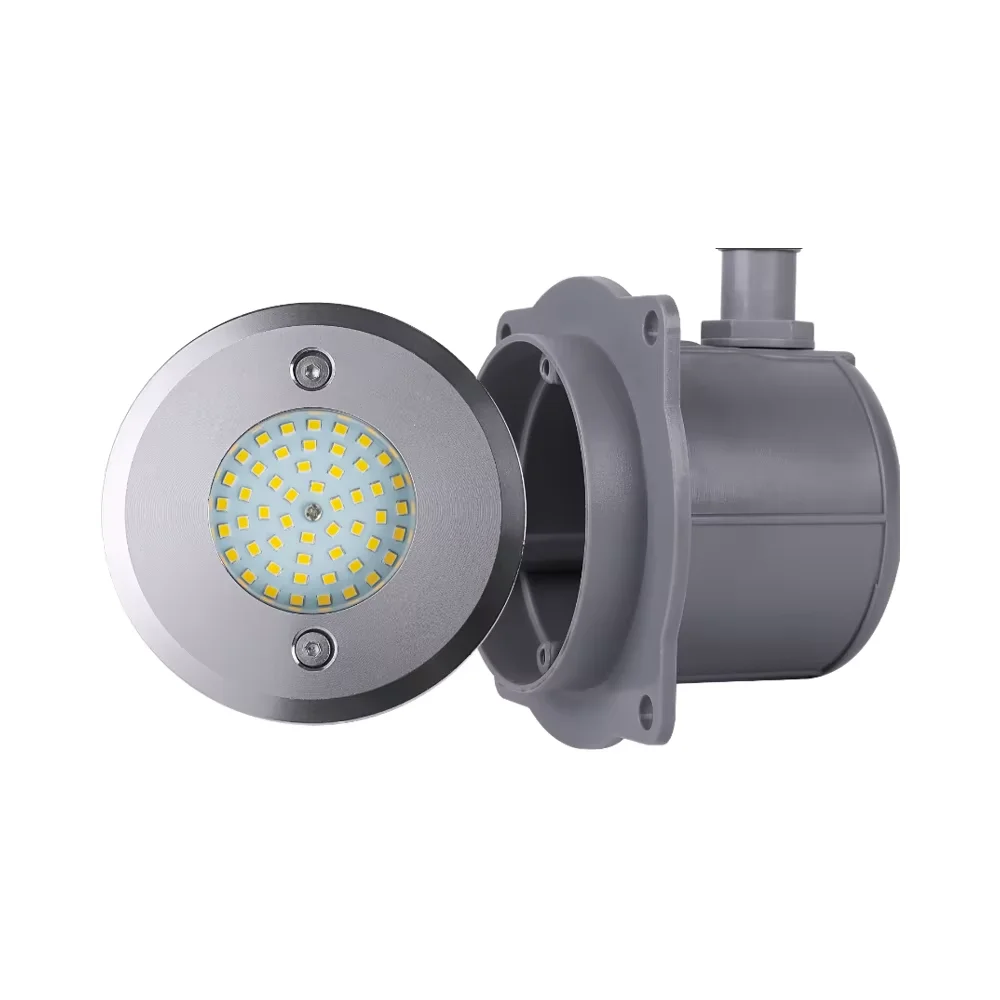 

RGB Color LED Underwater Swimming Pool Recessed Lamps Stainless Steel Body IP68 Waterproof Rating